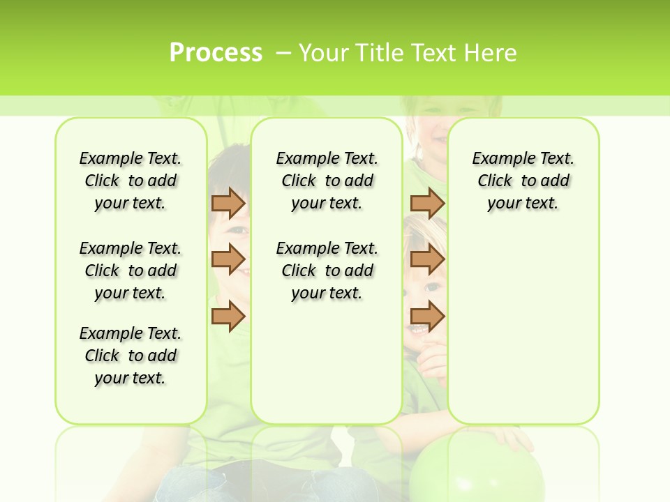 Spielt Freisteller Herumalbern PowerPoint Template