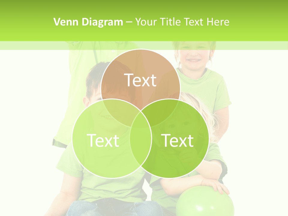 Spielt Freisteller Herumalbern PowerPoint Template