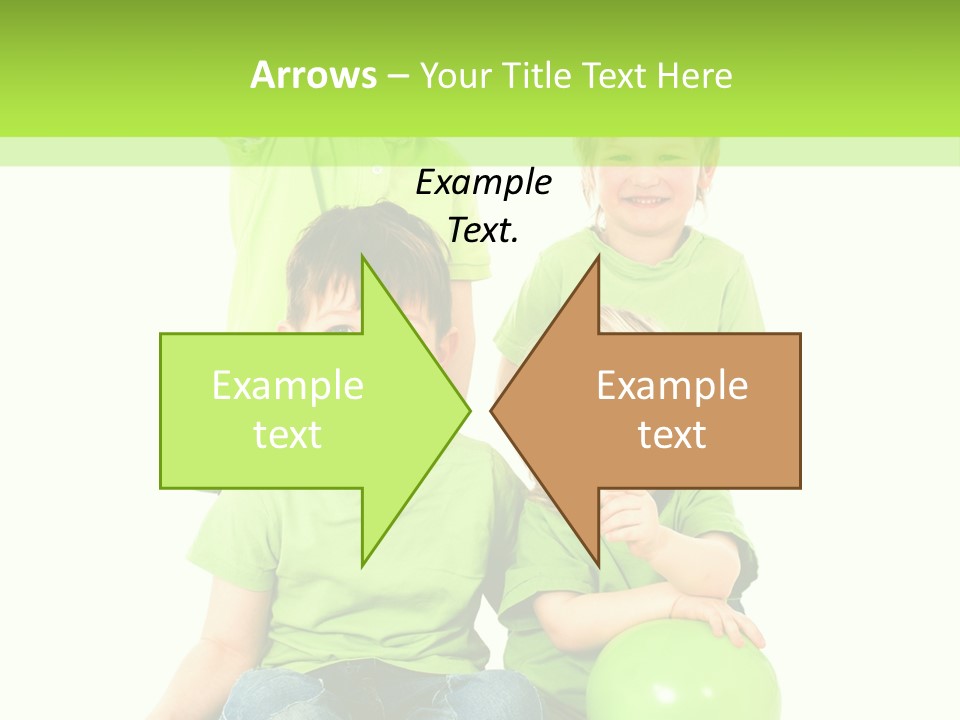 Spielt Freisteller Herumalbern PowerPoint Template