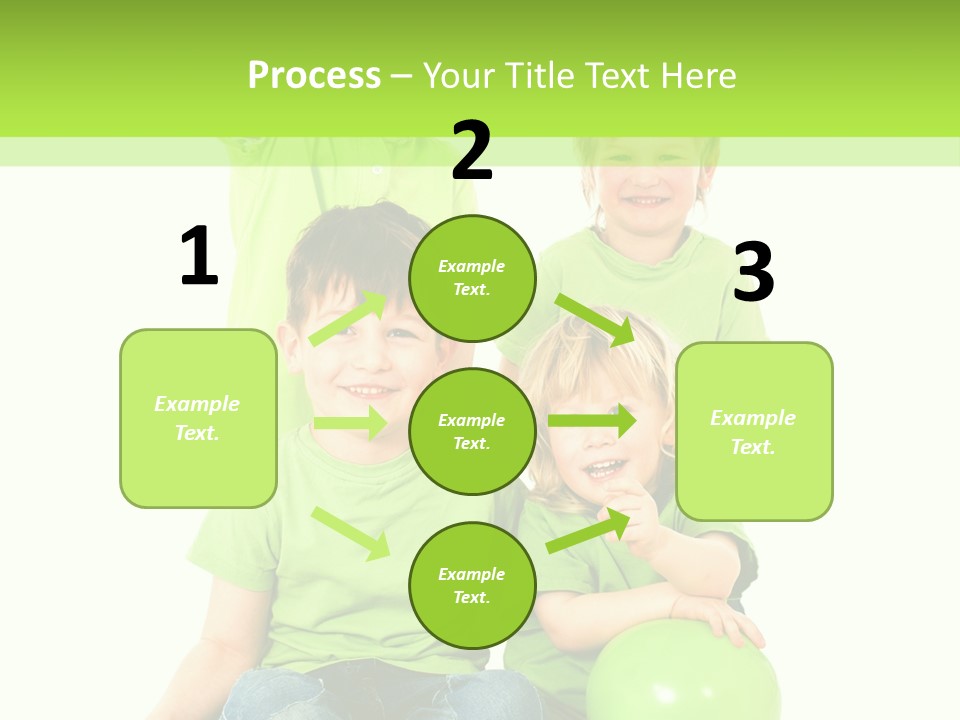 Spielt Freisteller Herumalbern PowerPoint Template