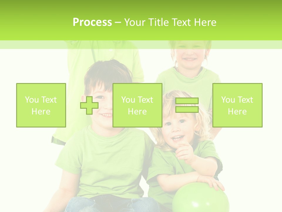 Spielt Freisteller Herumalbern PowerPoint Template