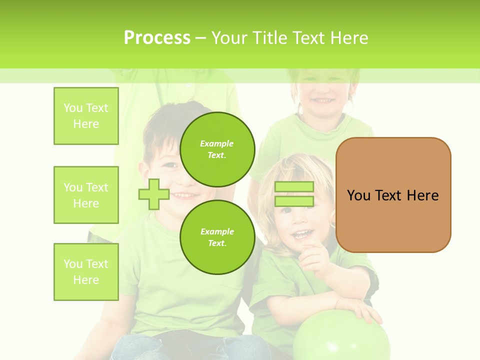 Spielt Freisteller Herumalbern PowerPoint Template