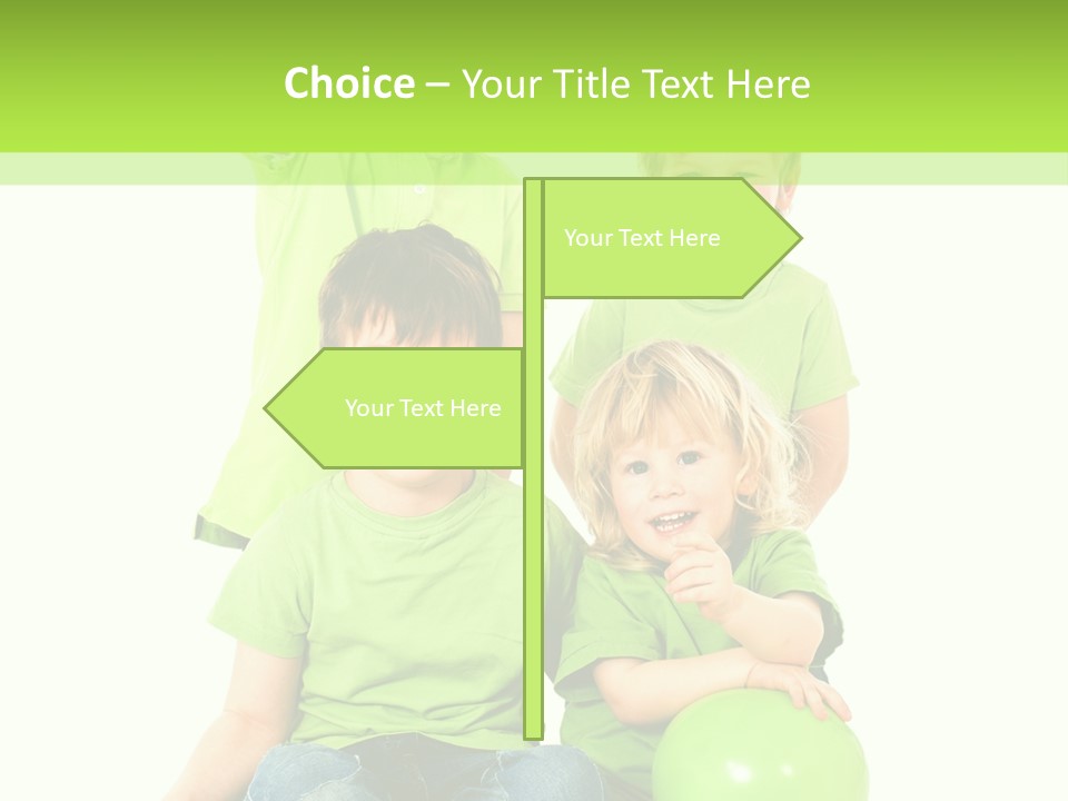 Spielt Freisteller Herumalbern PowerPoint Template