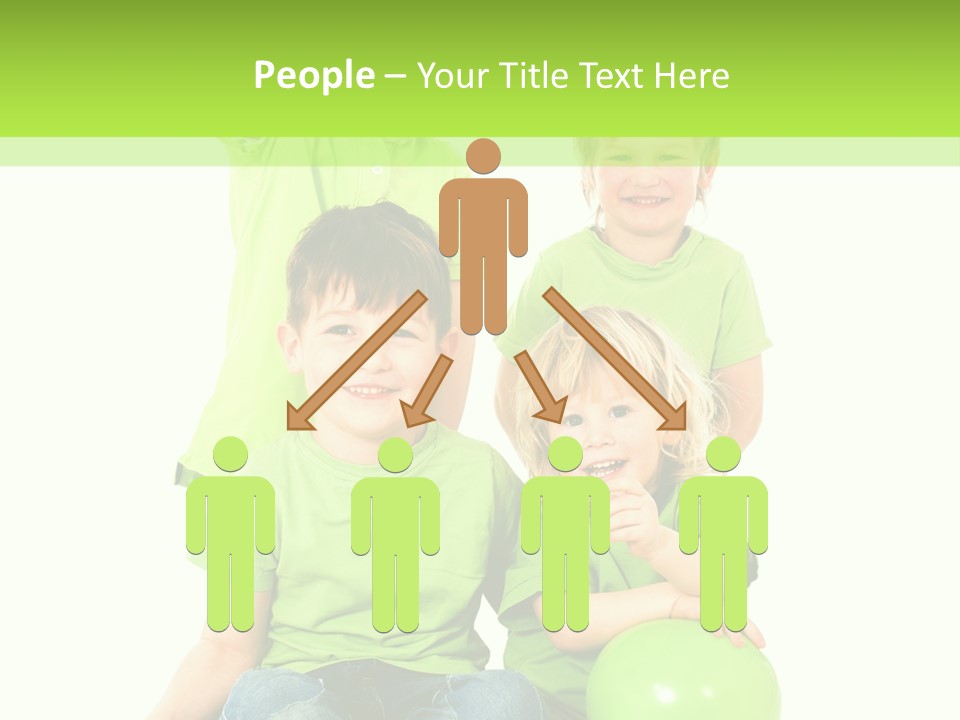 Spielt Freisteller Herumalbern PowerPoint Template