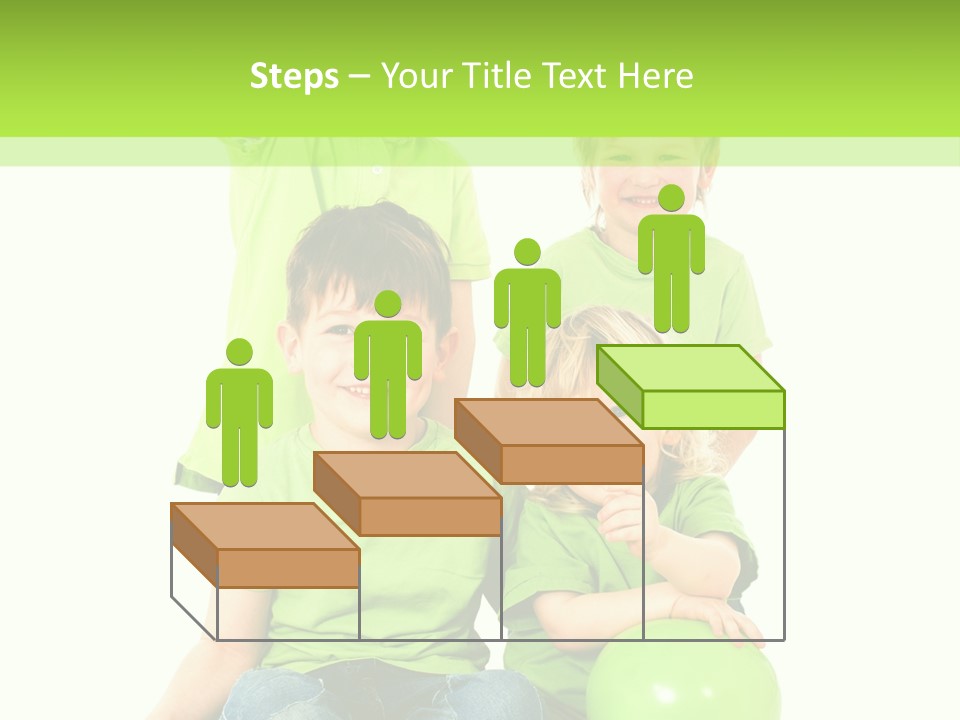 Spielt Freisteller Herumalbern PowerPoint Template