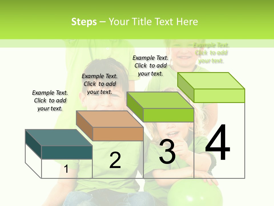 Spielt Freisteller Herumalbern PowerPoint Template