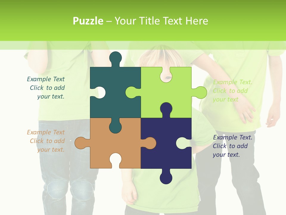 Kindheit Bunt Spielen PowerPoint Template