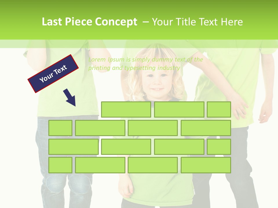 Kindheit Bunt Spielen PowerPoint Template