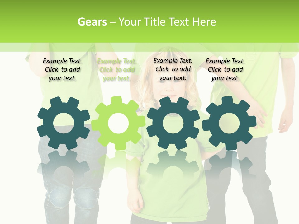 Kindheit Bunt Spielen PowerPoint Template