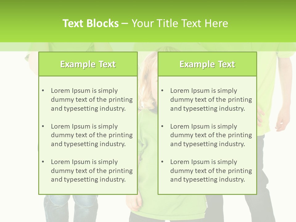 Kindheit Bunt Spielen PowerPoint Template