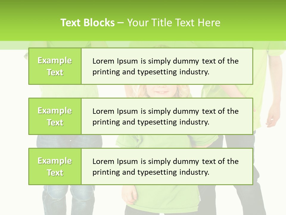 Kindheit Bunt Spielen PowerPoint Template
