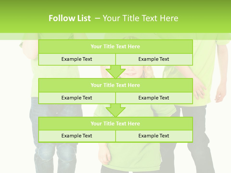 Kindheit Bunt Spielen PowerPoint Template