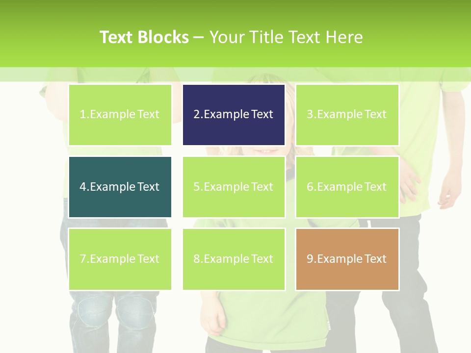 Kindheit Bunt Spielen PowerPoint Template