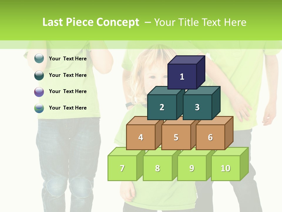 Kindheit Bunt Spielen PowerPoint Template