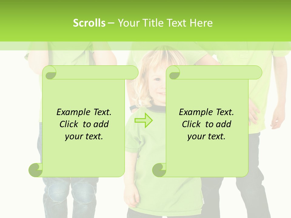 Kindheit Bunt Spielen PowerPoint Template
