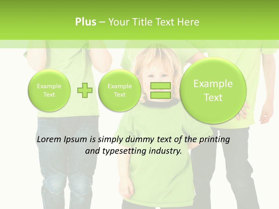 Kindheit Bunt Spielen PowerPoint Template