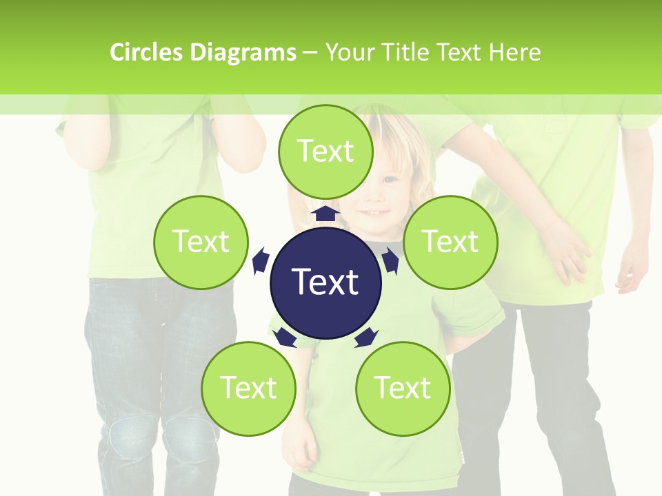 Kindheit Bunt Spielen PowerPoint Template