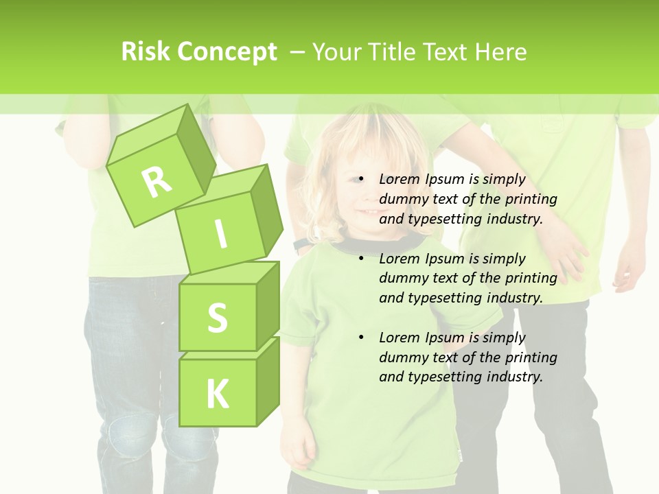 Kindheit Bunt Spielen PowerPoint Template