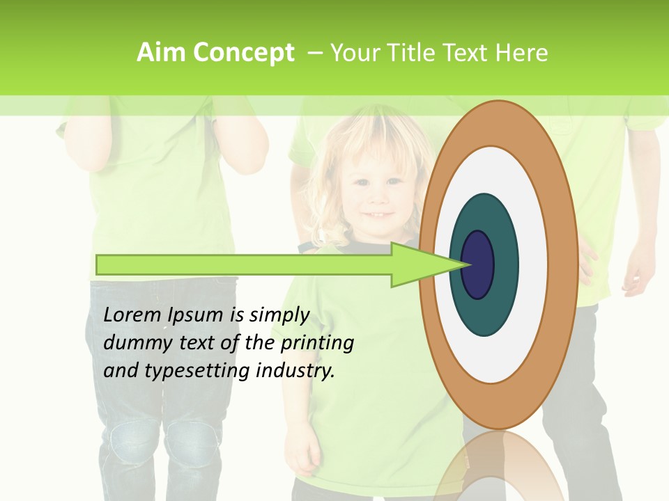 Kindheit Bunt Spielen PowerPoint Template