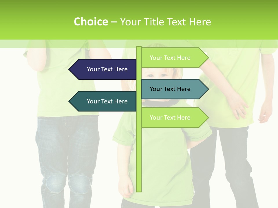 Kindheit Bunt Spielen PowerPoint Template