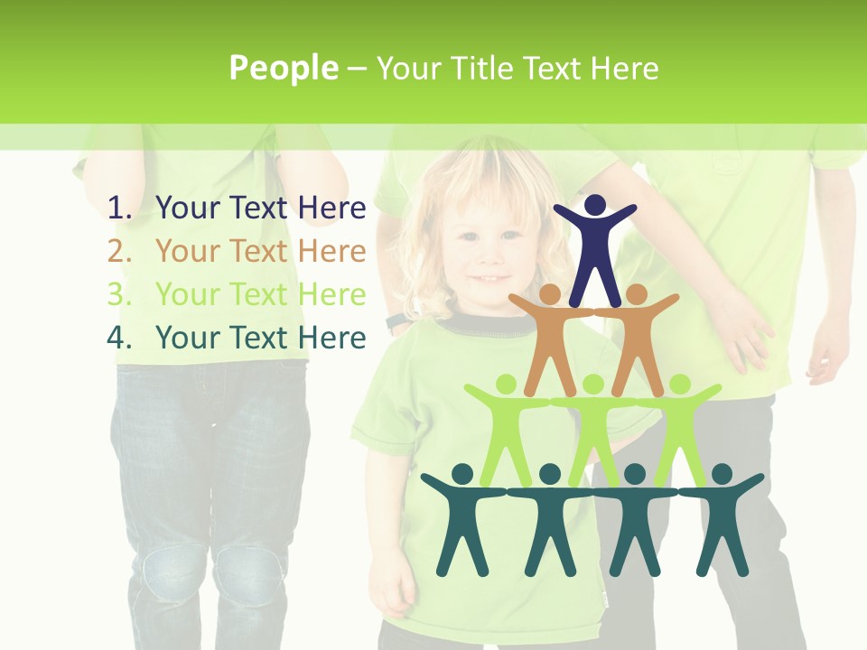 Kindheit Bunt Spielen PowerPoint Template