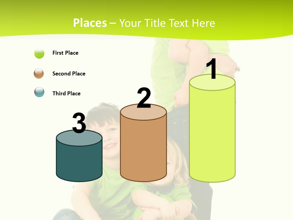 Kinder Bewegung Freuen PowerPoint Template