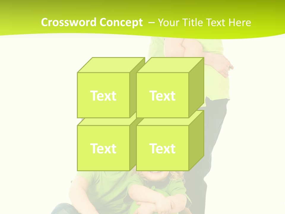 Kinder Bewegung Freuen PowerPoint Template