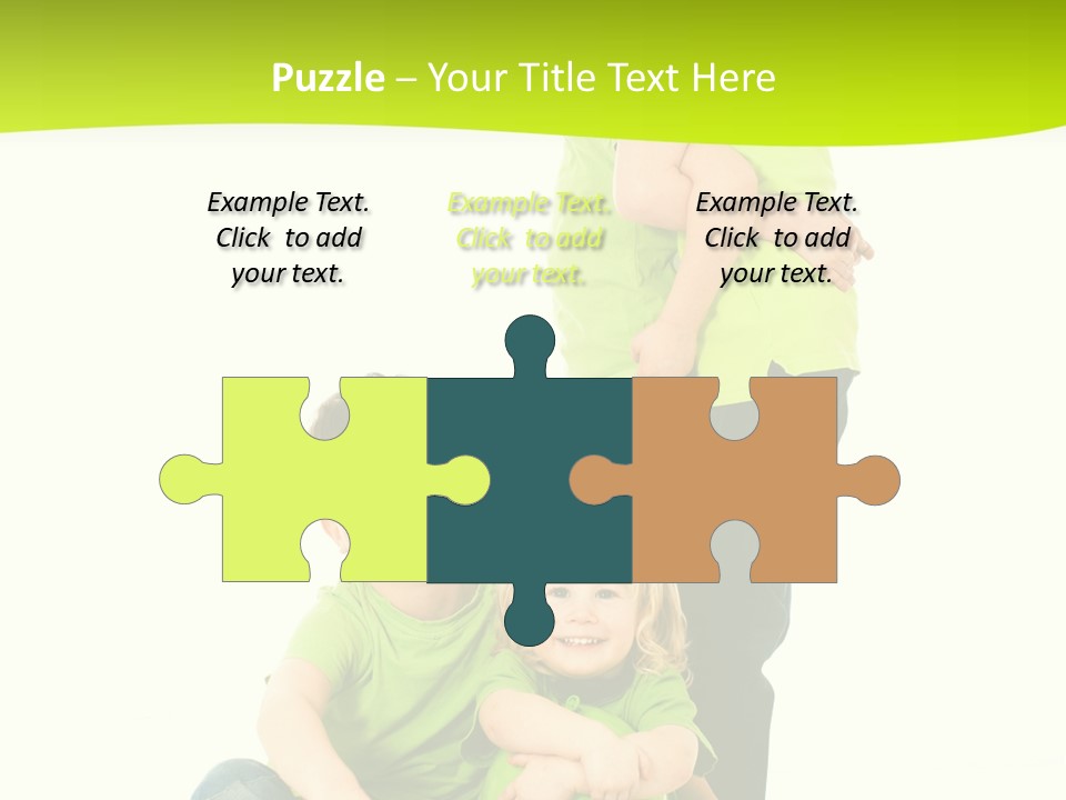 Kinder Bewegung Freuen PowerPoint Template