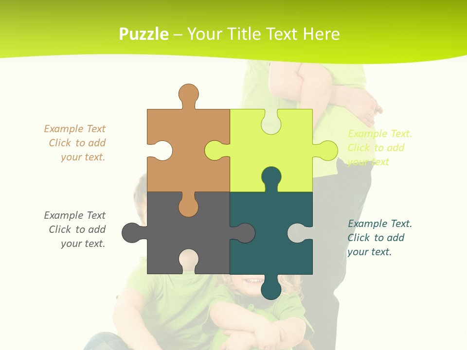 Kinder Bewegung Freuen PowerPoint Template