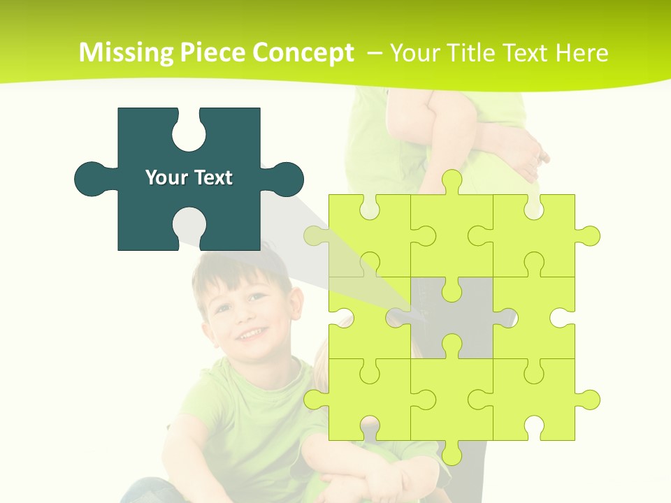 Kinder Bewegung Freuen PowerPoint Template