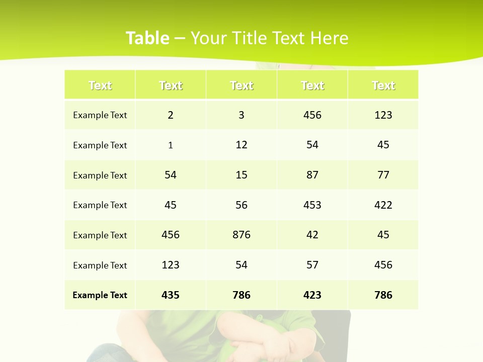 Kinder Bewegung Freuen PowerPoint Template