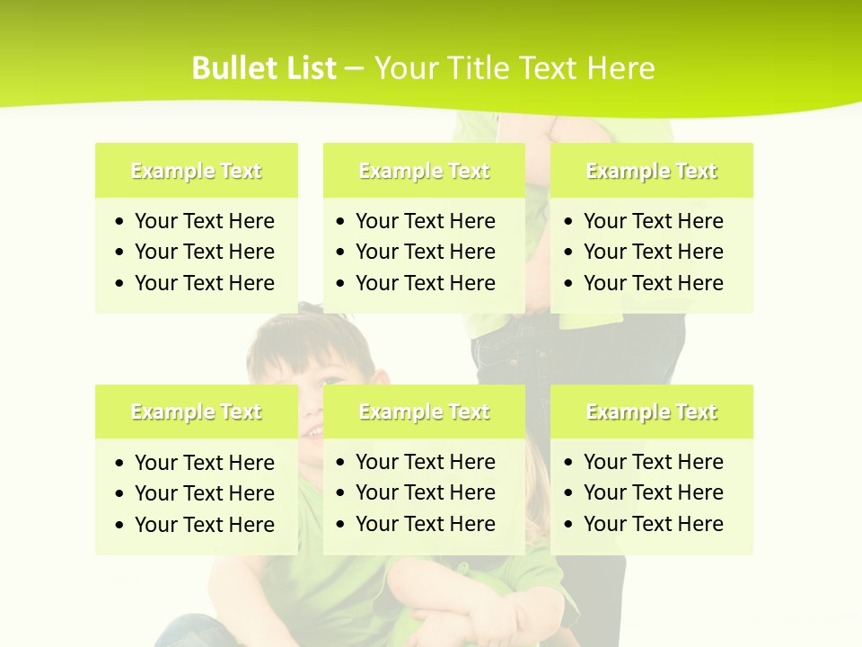 Kinder Bewegung Freuen PowerPoint Template