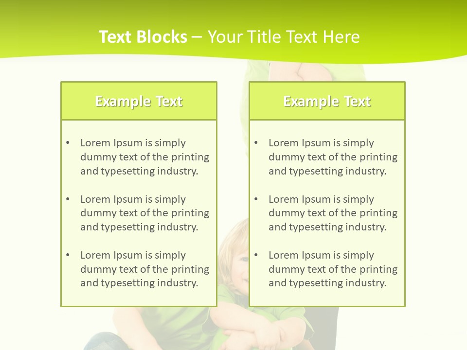 Kinder Bewegung Freuen PowerPoint Template