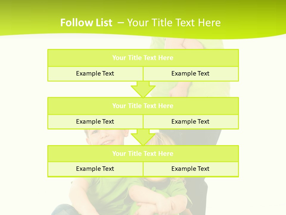 Kinder Bewegung Freuen PowerPoint Template