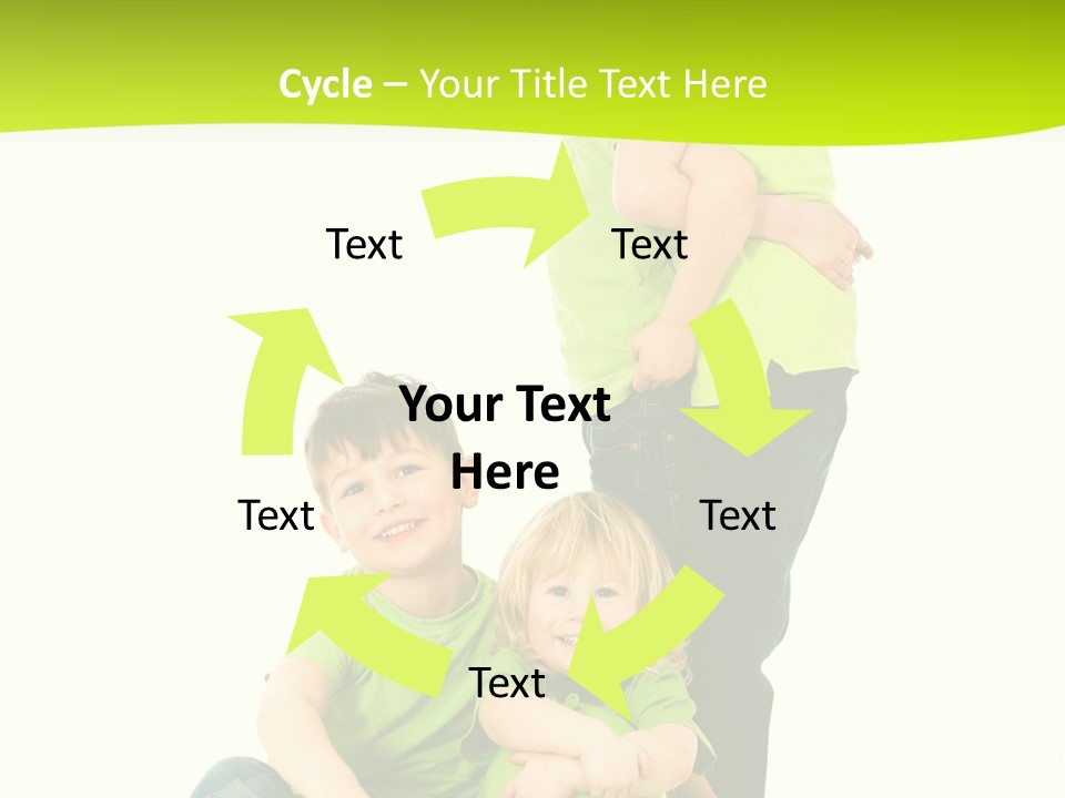 Kinder Bewegung Freuen PowerPoint Template