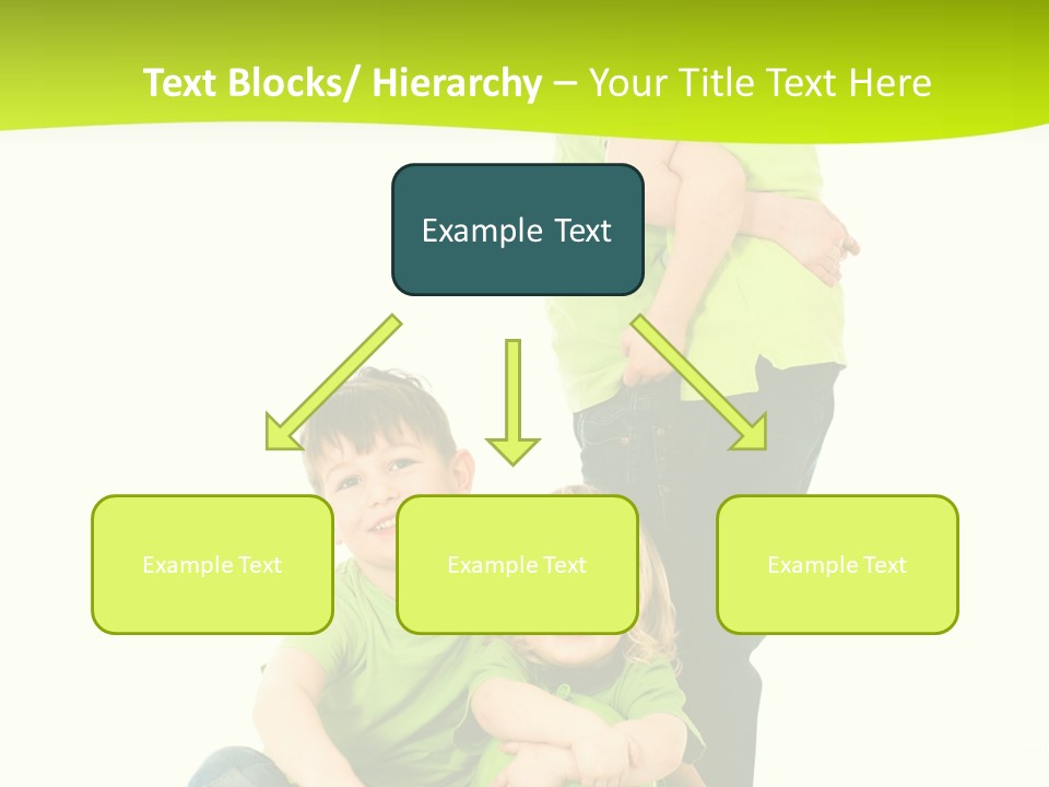 Kinder Bewegung Freuen PowerPoint Template