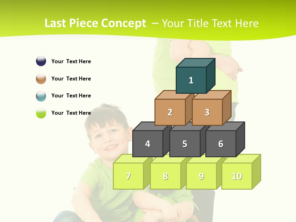 Kinder Bewegung Freuen PowerPoint Template