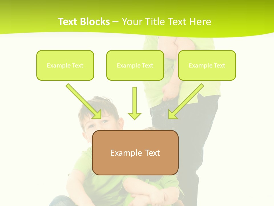 Kinder Bewegung Freuen PowerPoint Template