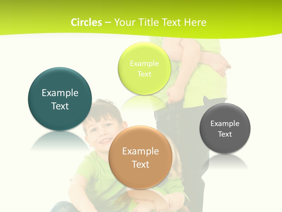 Kinder Bewegung Freuen PowerPoint Template