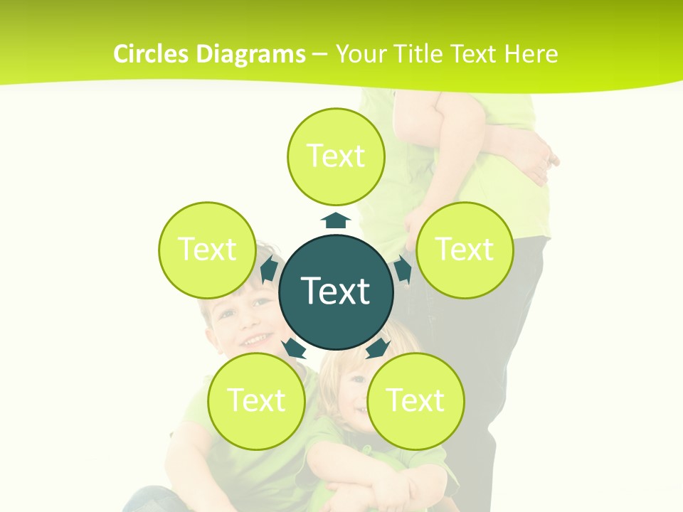 Kinder Bewegung Freuen PowerPoint Template