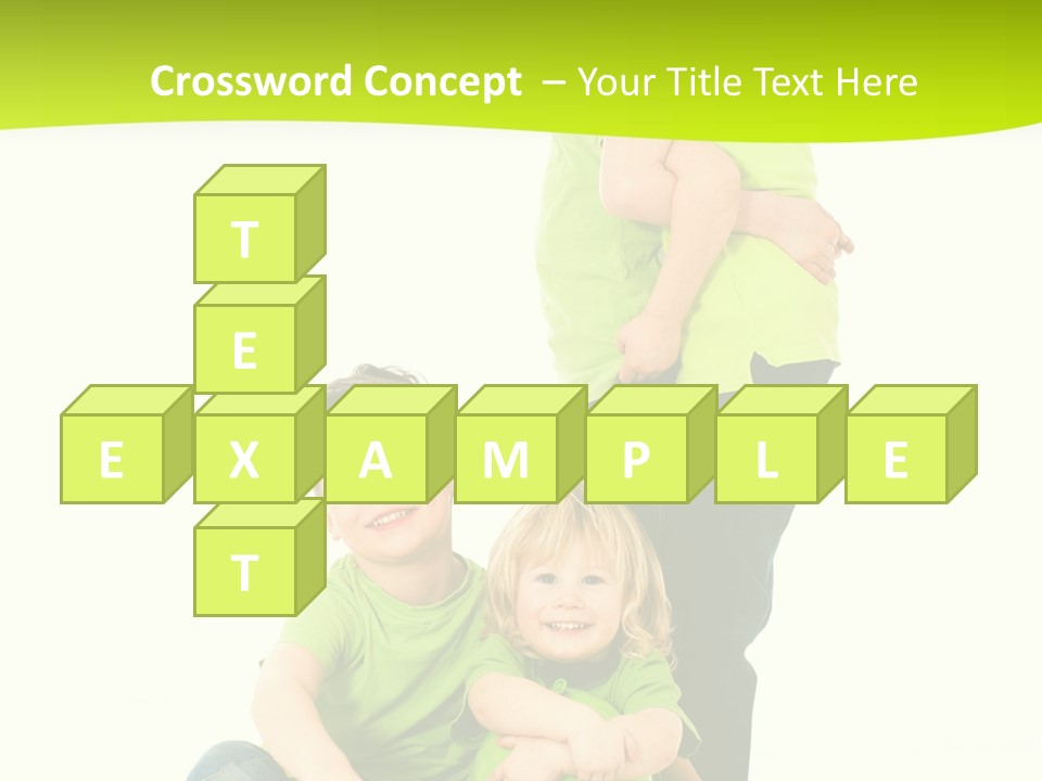 Kinder Bewegung Freuen PowerPoint Template