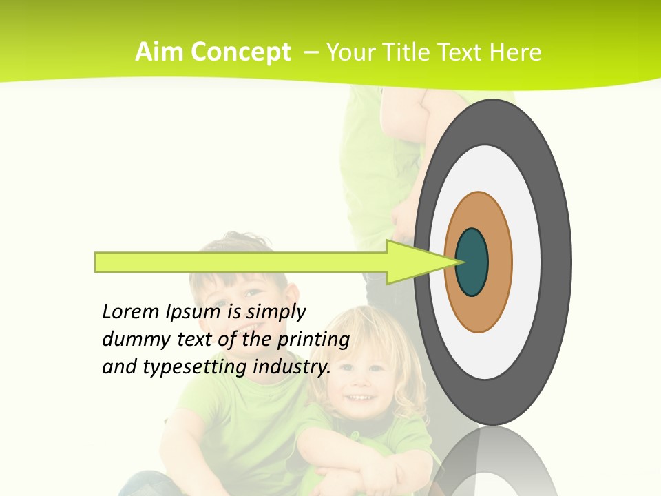 Kinder Bewegung Freuen PowerPoint Template