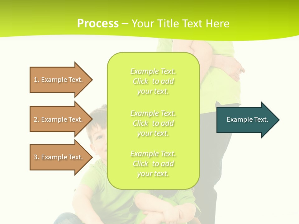 Kinder Bewegung Freuen PowerPoint Template
