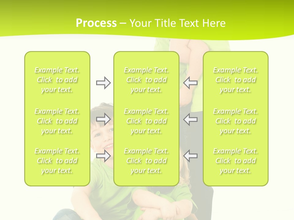Kinder Bewegung Freuen PowerPoint Template