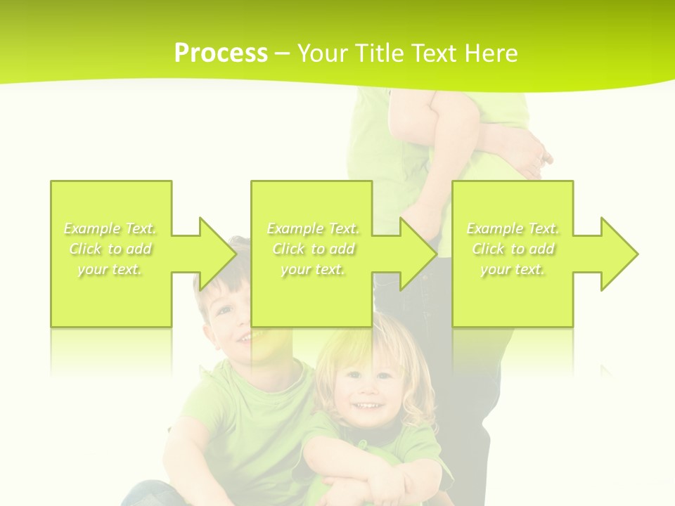 Kinder Bewegung Freuen PowerPoint Template