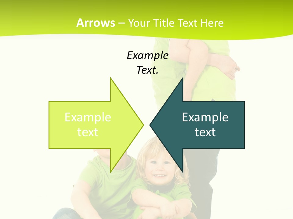 Kinder Bewegung Freuen PowerPoint Template