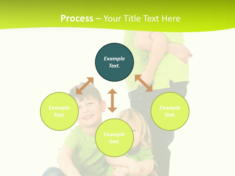 Kinder Bewegung Freuen PowerPoint Template