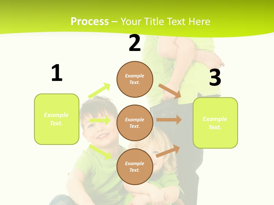 Kinder Bewegung Freuen PowerPoint Template