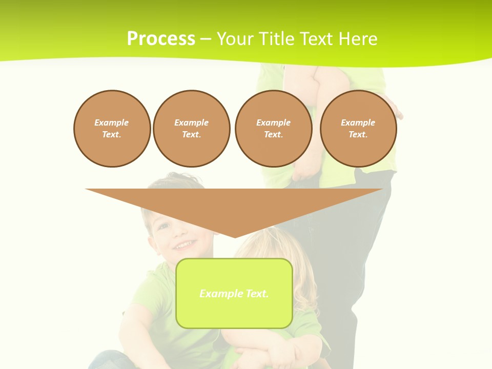 Kinder Bewegung Freuen PowerPoint Template