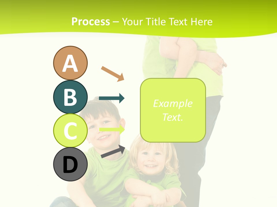 Kinder Bewegung Freuen PowerPoint Template